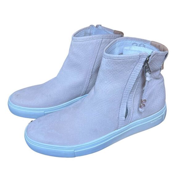 Blackstone Dust Pink Nubuk High Top Bootie Size 39 - Picture 2 of 6